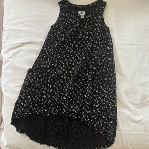 Old Navy Black Floral Kids Dress